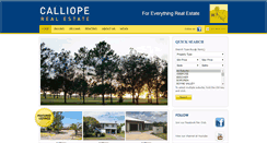Desktop Screenshot of callioperealestate.com.au